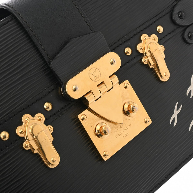 LOUIS VUITTON ルイヴィトン エピ トランククラッチ 2WAY ノワール M53052 レディース エピレザー ショルダーバッグ ABランク 中古 銀蔵