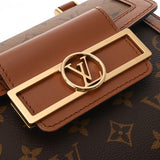 LOUIS VUITTON ルイヴィトン モノグラムリバース ドーフィーヌ キャピタル ブラウン M46751 レディース モノグラムリバースキャンバス 2WAYバッグ Aランク 中古 銀蔵