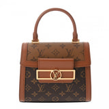 LOUIS VUITTON ルイヴィトン モノグラムリバース ドーフィーヌ キャピタル ブラウン M46751 レディース モノグラムリバースキャンバス 2WAYバッグ Aランク 中古 銀蔵