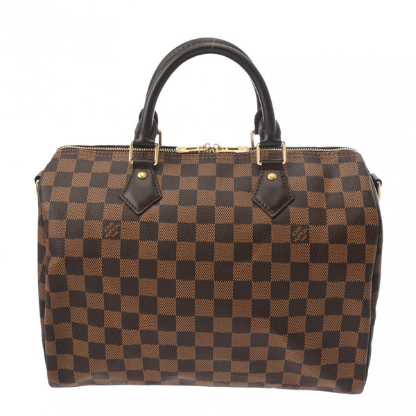 LOUIS VUITTON ルイヴィトン ダミエ スピーディ バンドリエール 30 ブラウン N41367 レディース ダミエキャンバス ハンドバッグ Aランク 中古 銀蔵