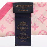 LOUIS VUITTON ルイヴィトン バンドー BB ピンク M78453 レディース シルク100％ スカーフ Aランク 中古 銀蔵