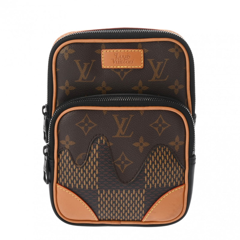 LOUIS VUITTON ルイヴィトン アマゾン スリングバッグ NIGOコラボ ブラウン N40379 ユニセックス ダミエジャイアント ボディバッグ ABランク 中古 銀蔵