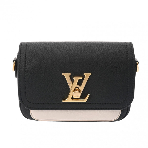 LOUIS VUITTON ルイヴィトン ロックミーテンダー ノワール/ピンク M58557 レディース グレインカーフレザー ショルダーバッグ Aランク 中古 銀蔵