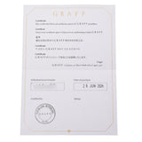 GRAFF グラフ ハートシェイプ ダイヤ 0.50ct G-VVS2 レディース K18ホワイトゴールド ネックレス Aランク 中古 銀蔵