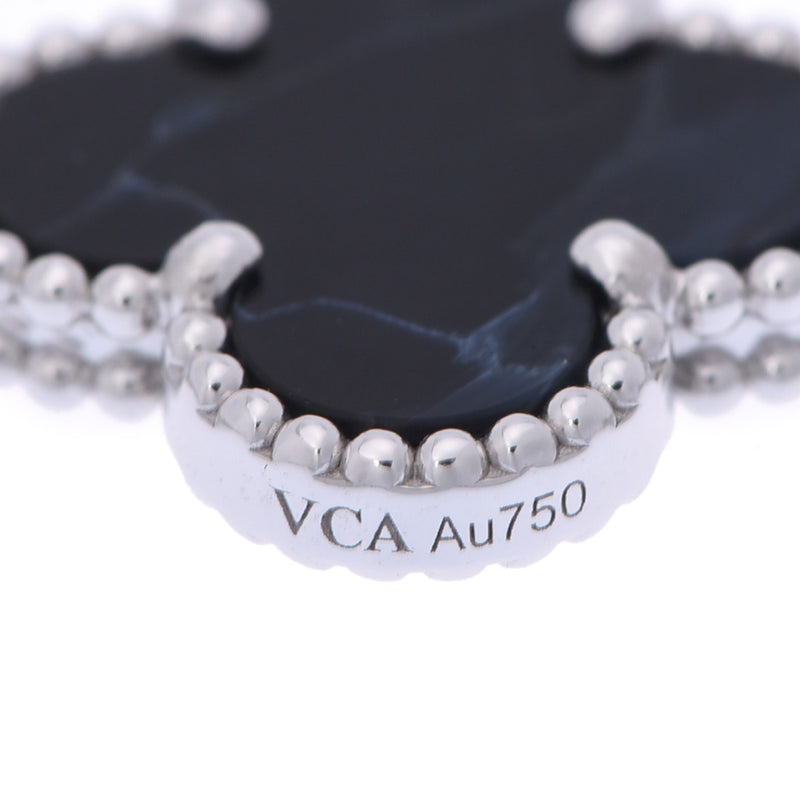 VAN CLEEF & ARPELS ヴァンクリーフ＆アーペル ヴィンテージアルハンブラ ネックレス ピーターサイト 20P VCARP7S500 レディース K18ホワイトゴールド ネックレス Aランク 中古 銀蔵