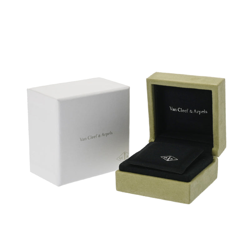 VAN CLEEF & ARPELS ヴァンクリーフ＆アーペル スウィート アルハンブラ ゴールド/ホワイト VCARF69100 レディース K18イエローゴールド ホワイトシェル ネックレス Aランク 中古 銀蔵