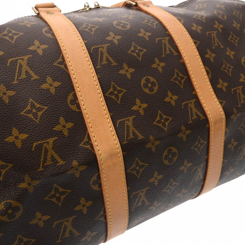 LOUIS VUITTON ルイヴィトン モノグラム キーポル 50 ブラウン M41426 ユニセックス モノグラムキャンバス ボストンバッグ Bランク 中古 銀蔵