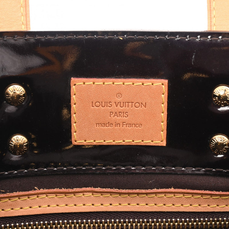 LOUIS VUITTON ルイヴィトン モノグラムヴェルニ リード PM アマラント M91993 レディース モノグラムヴェルニ ハンドバッグ Bランク 中古 銀蔵