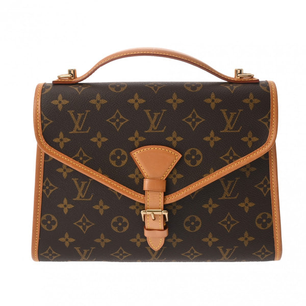 LOUIS VUITTON ルイヴィトン モノグラム ベルエア 2WAY ブラウン M51122 ユニセックス モノグラムキャンバス ハンドバッグ Bランク 中古 銀蔵