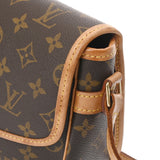 LOUIS VUITTON ルイヴィトン モノグラム ソローニュ ブラウン M42250 レディース モノグラムキャンバス ショルダーバッグ Bランク 中古 銀蔵