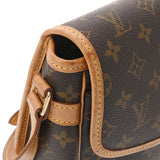 LOUIS VUITTON ルイヴィトン モノグラム ソローニュ ブラウン M42250 レディース モノグラムキャンバス ショルダーバッグ Bランク 中古 銀蔵