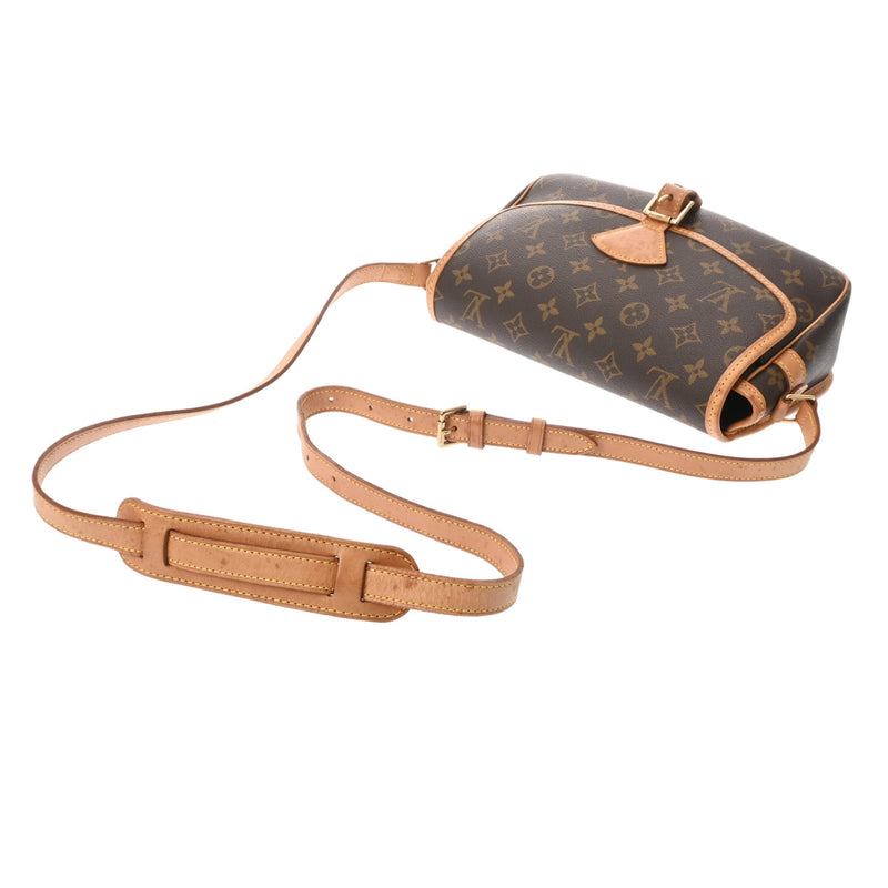 LOUIS VUITTON ルイヴィトン モノグラム ソローニュ ブラウン M42250 レディース モノグラムキャンバス ショルダーバッグ Bランク 中古 銀蔵