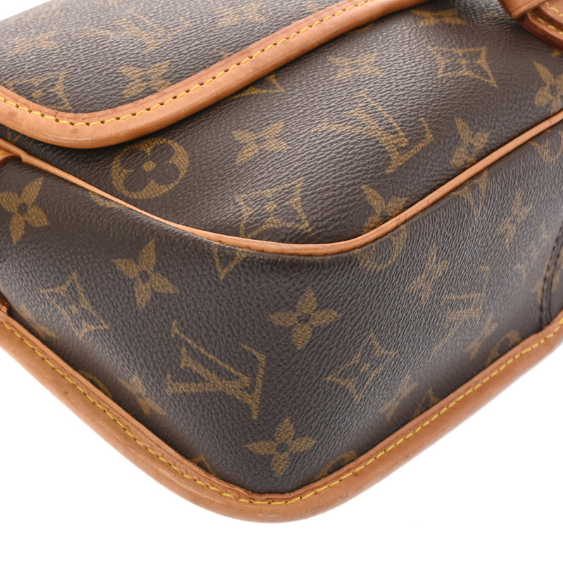 LOUIS VUITTON ルイヴィトン モノグラム ソローニュ ブラウン M42250 レディース モノグラムキャンバス ショルダーバッグ Bランク 中古 銀蔵