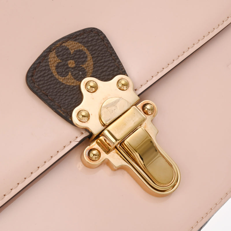 LOUIS VUITTON ルイヴィトン モノグラム チェリーウッド BB ローズバレリーヌ M51952 レディース ヴェルニ モノグラムキャンバス ハンドバッグ ABランク 中古 銀蔵