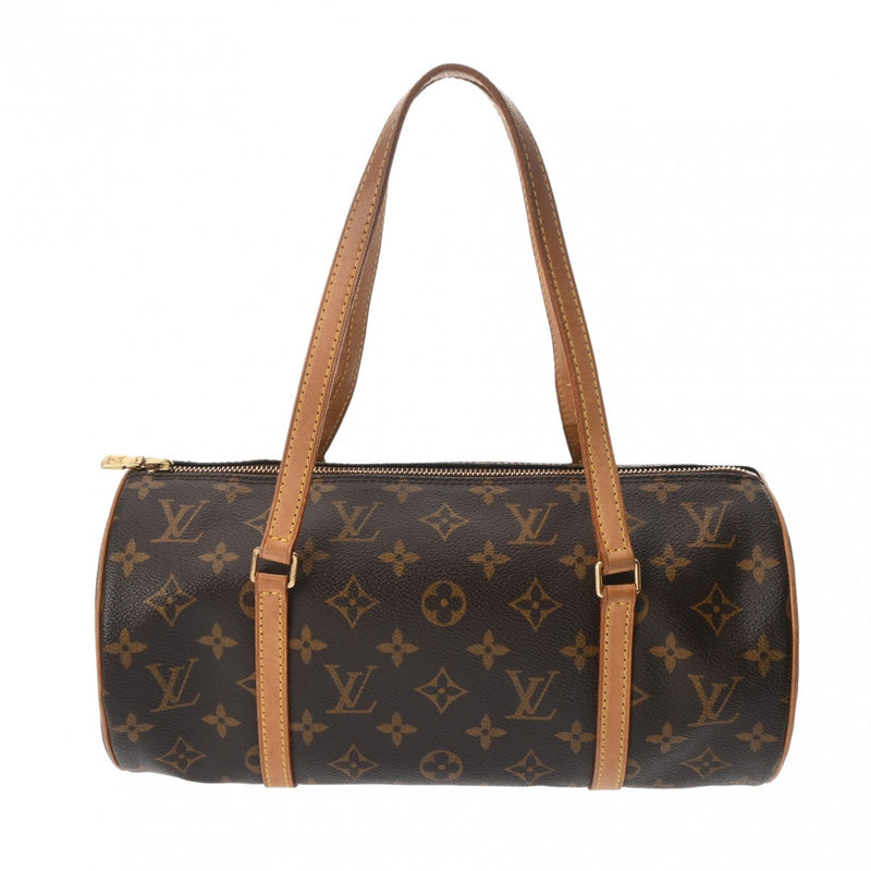 LOUIS VUITTON ルイヴィトン モノグラム パピヨン GM ブラウン M51385 レディース モノグラムキャンバス ハンドバッグ Bランク 中古 銀蔵