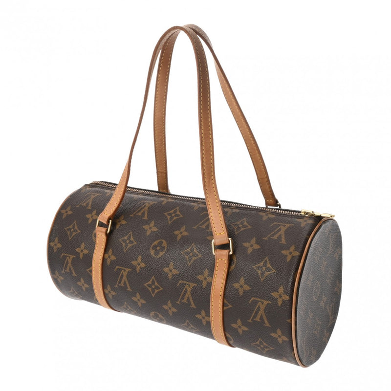 LOUIS VUITTON ルイヴィトン モノグラム パピヨン GM ブラウン M51385 レディース モノグラムキャンバス ハンドバッグ Bランク 中古 銀蔵