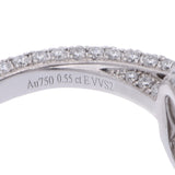 GRAFF グラフ コンステレーション ダイヤ0.55ct E-VVS2 4号 レディース K18ホワイトゴールド WG リング・指輪 Aランク 中古 銀蔵