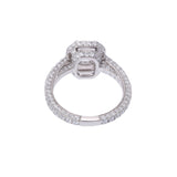 GRAFF グラフ コンステレーション ダイヤ0.55ct E-VVS2 4号 レディース K18ホワイトゴールド WG リング・指輪 Aランク 中古 銀蔵