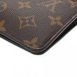 LOUIS VUITTON ルイヴィトン モノグラム ポシェット ウィケンド ホリデーシリーズ ブラウン M63857 レディース モノグラムキャンバス チェーンウォレット 新同 中古 銀蔵