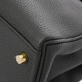 HERMES エルメス ケリー28 タッチ 内縫い ブラック C刻印(2018年頃) レディース トリヨンクレマンス アリゲーターマット 2WAYバッグ Aランク 中古 銀蔵
