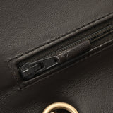 CHANEL シャネル マトラッセ Wフラップ チェーンショルダー 25cm ブラウン A01112 レディース ウール ツイード ショルダーバッグ 新同 中古 銀蔵