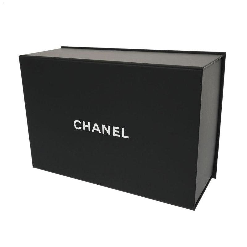 CHANEL シャネル マトラッセ Wフラップ チェーンショルダー 25cm ブラウン A01112 レディース ウール ツイード ショルダーバッグ 新同 中古 銀蔵