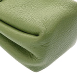 HERMES エルメス ヴェスパ ポーチ グリーン □D刻印(2000年頃) レディース シェーブル アクセサリーポーチ Bランク 中古 銀蔵