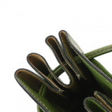 HERMES エルメス ヴェスパ ポーチ グリーン □D刻印(2000年頃) レディース シェーブル アクセサリーポーチ Bランク 中古 銀蔵