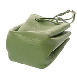 HERMES エルメス ヴェスパ ポーチ グリーン □D刻印(2000年頃) レディース シェーブル アクセサリーポーチ Bランク 中古 銀蔵