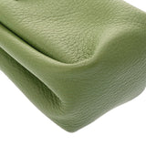 HERMES エルメス ヴェスパ ポーチ グリーン □D刻印(2000年頃) レディース シェーブル アクセサリーポーチ Bランク 中古 銀蔵