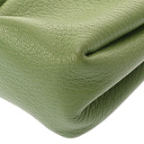 HERMES エルメス ヴェスパ ポーチ グリーン □D刻印(2000年頃) レディース シェーブル アクセサリーポーチ Bランク 中古 銀蔵