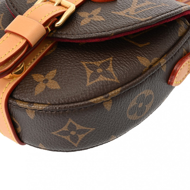 LOUIS VUITTON ルイヴィトン モノグラム ミクロ シャンティ ブラウン M46643 レディース モノグラムキャンバス ショルダーバッグ Aランク 中古 銀蔵