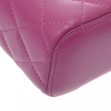 CHANEL シャネル マトラッセ ココボール チェーンポーチ パープル AP1447 レディース ラムスキン ショルダーバッグ Aランク 中古 銀蔵