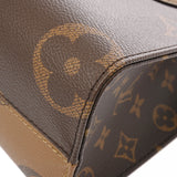 LOUIS VUITTON ルイヴィトン モノグラムリバース オンザゴー PM 2WAY ブラウン M46773 レディース モノグラムキャンバス ハンドバッグ 新同 中古 銀蔵