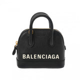 BALENCIAGA バレンシアガ ヴィル トップハンドル ミニ ブラック 550646 レディース カーフ ハンドバッグ Aランク 中古 銀蔵