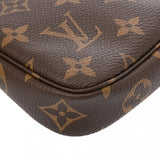 LOUIS VUITTON ルイヴィトン モノグラム ミニ ポシェット アクセソワール ブラウン M58009 レディース モノグラムキャンバス アクセサリーポーチ 未使用 銀蔵