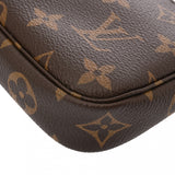 LOUIS VUITTON ルイヴィトン モノグラム ミニ ポシェット アクセソワール ブラウン M58009 レディース モノグラムキャンバス アクセサリーポーチ 未使用 銀蔵