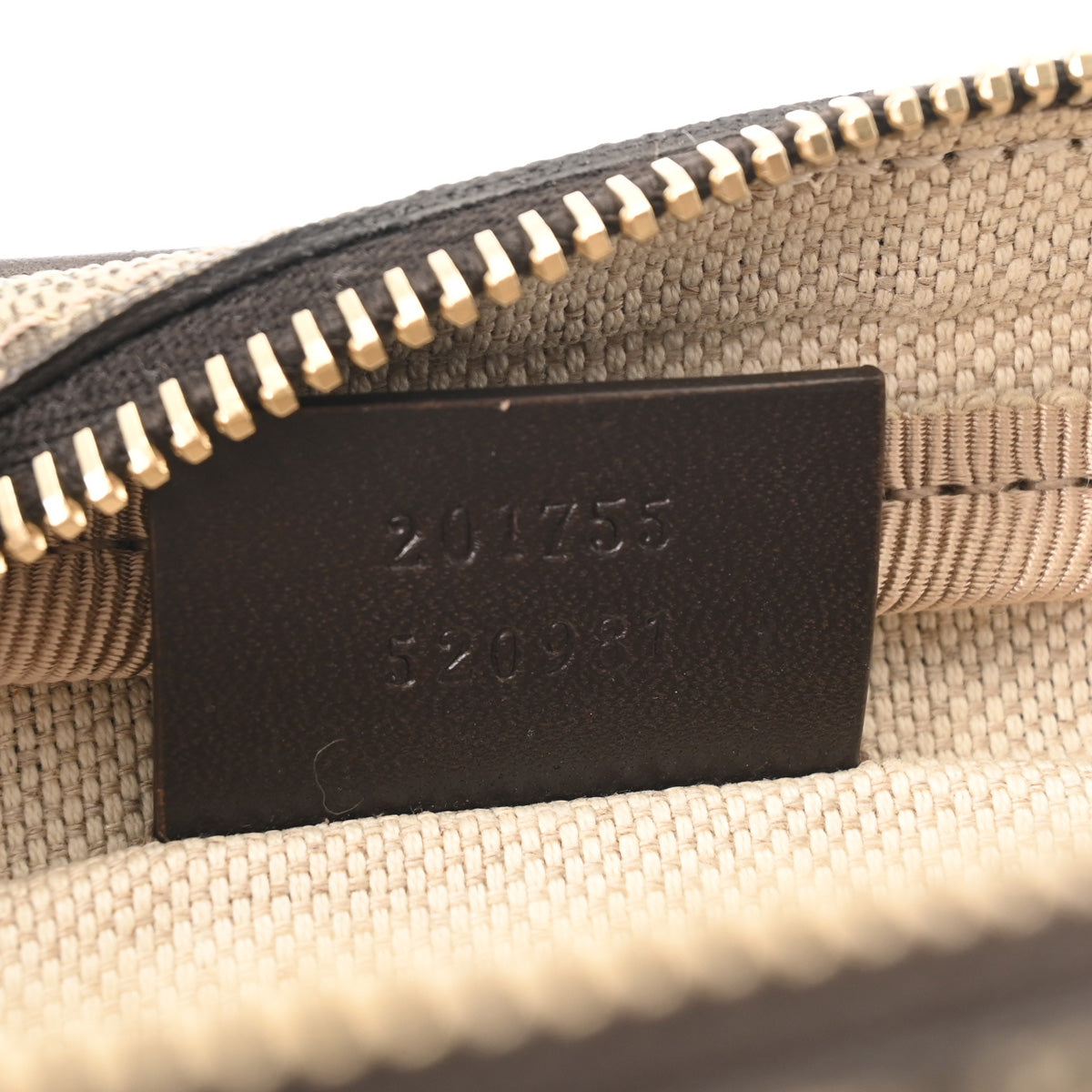 グッチ GGスプリーム ベージュ メンズ PVC セカンドバッグ 201755