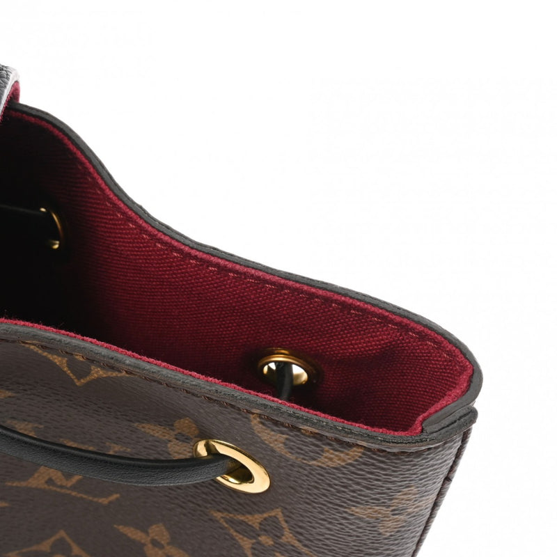 LOUIS VUITTON ルイヴィトン モノグラム モンスリ NM PM ノワール M45515 レディース モノグラムキャンバス リュック・デイパック Aランク 中古 銀蔵