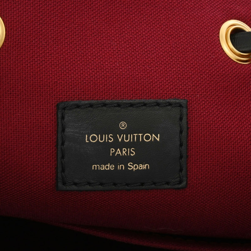 LOUIS VUITTON ルイヴィトン モノグラム モンスリ NM PM ノワール M45515 レディース モノグラムキャンバス リュック・デイパック Aランク 中古 銀蔵