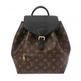 LOUIS VUITTON ルイヴィトン モノグラム モンスリ NM PM ノワール M45515 レディース モノグラムキャンバス リュック・デイパック Aランク 中古 銀蔵