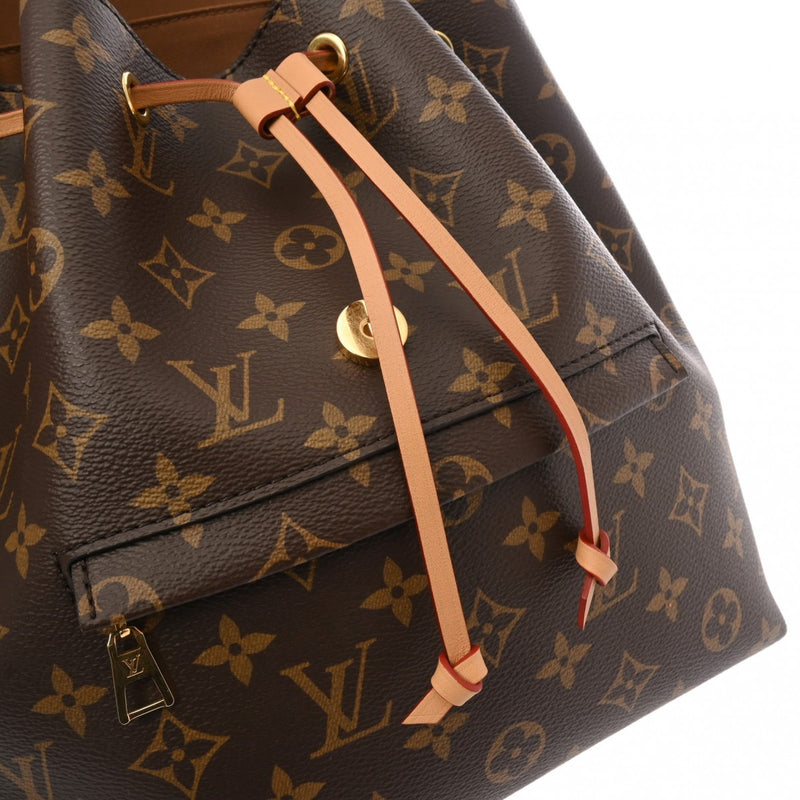 LOUIS VUITTON ルイヴィトン モノグラム モンスリ NM PM ブラウン M45501 レディース モノグラムキャンバス リュック・デイパック Aランク 中古 銀蔵