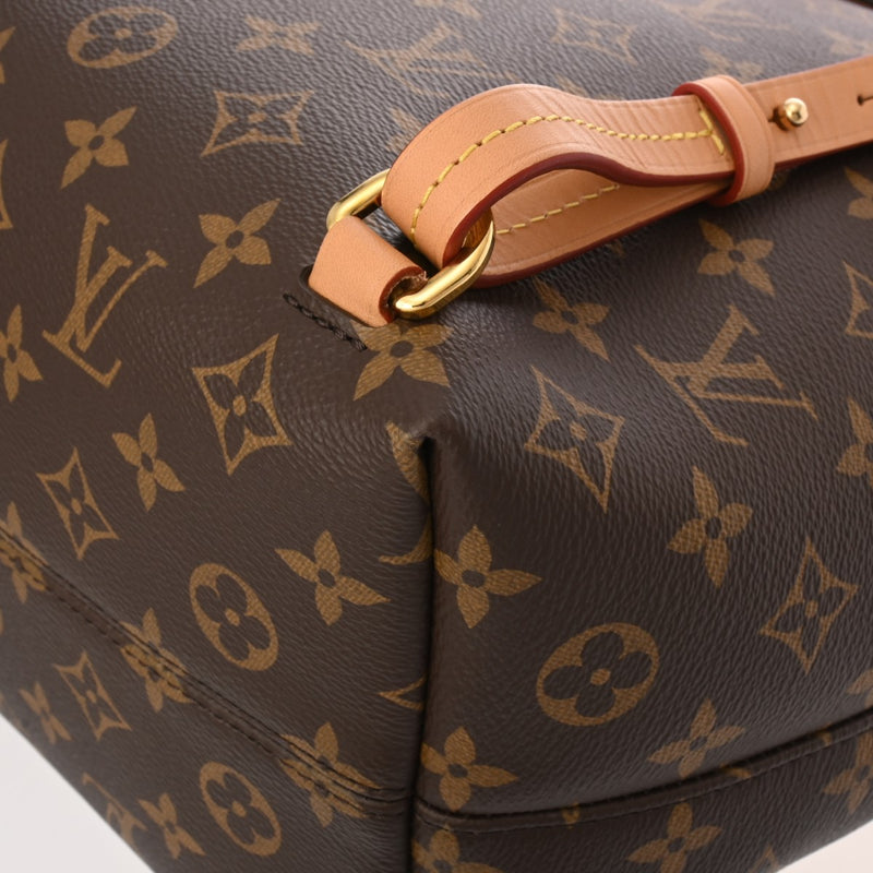 LOUIS VUITTON ルイヴィトン モノグラム モンスリ NM PM ブラウン M45501 レディース モノグラムキャンバス リュック・デイパック Aランク 中古 銀蔵