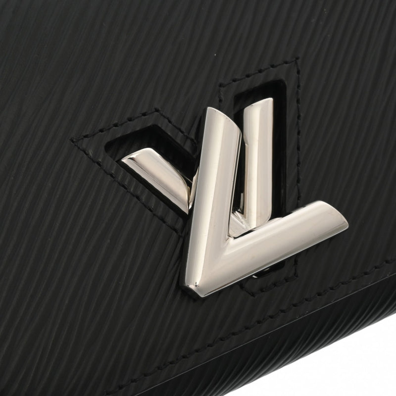 LOUIS VUITTON ルイヴィトン エピ ポルトフォイユ ツイスト コンパクト ノワール M64414 レディース エピレザー 三つ折り財布 Aランク 中古 銀蔵