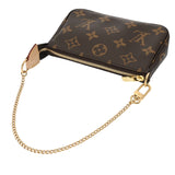 LOUIS VUITTON ルイヴィトン モノグラム ミニ ポシェット アクセソワール ブラウン M58009 レディース モノグラムキャンバス アクセサリーポーチ 未使用 銀蔵