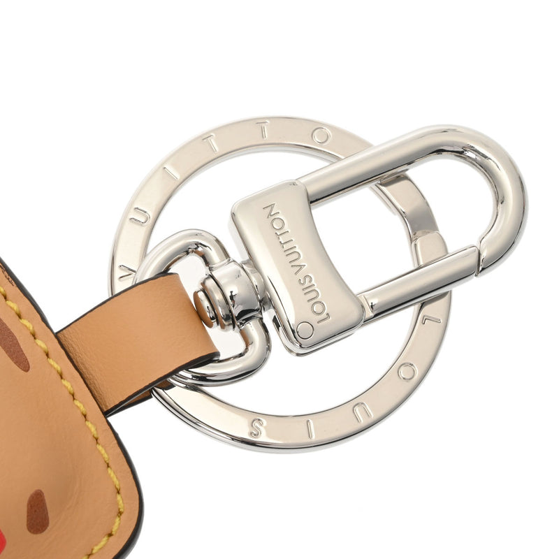 LOUIS VUITTON ルイヴィトン モノグラム ピザ バッグチャーム マルチカラー M69317 ユニセックス レザー/モノグラムキャンバス キーホルダー Aランク 中古 銀蔵