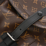 LOUIS VUITTON ルイヴィトン モノグラムマカサー クリストファー MM ブラウン/ブラック M43735 メンズ モノグラムキャンバス リュック・デイパック ABランク 中古 銀蔵