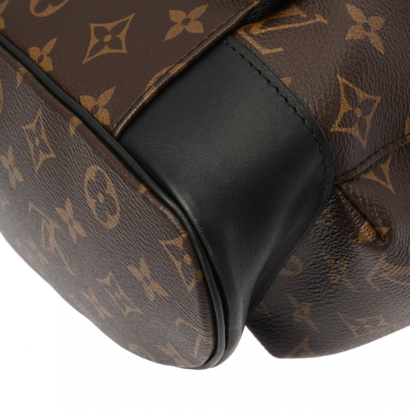 LOUIS VUITTON ルイヴィトン モノグラムマカサー クリストファー MM ブラウン/ブラック M43735 メンズ モノグラムキャンバス リュック・デイパック ABランク 中古 銀蔵