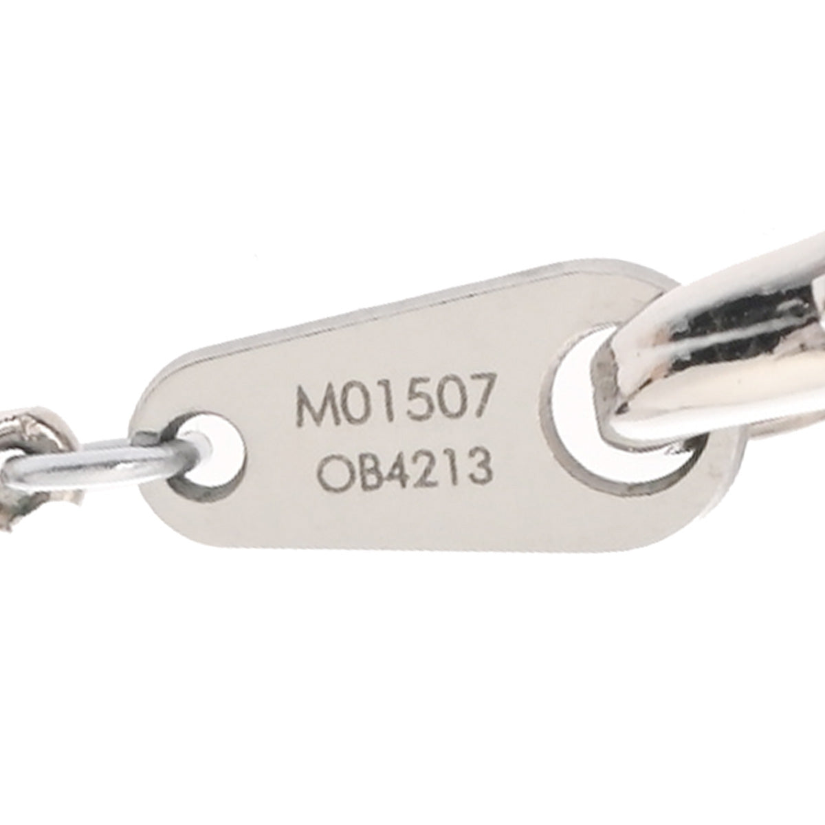 ルイヴィトンモノグラム チェーン LVイニシャル ブルー/ピンク