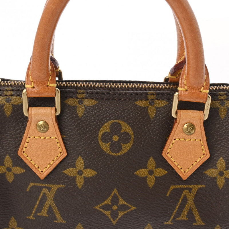 LOUIS VUITTON ルイヴィトン モノグラム ミニ スピーディ 2WAY ブラウン M41534 レディース モノグラムキャンバス ハンドバッグ Bランク 中古 銀蔵